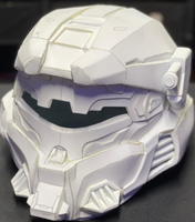 Helm Astronot Keren Titanfall Custom 3D Print untuk Cosplay, Dekoratif, Tahan Lama, Terbuat dari Resin ABS, Logam CNC, dan Plastik