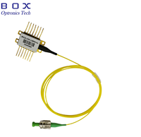 Diode laser papillon DFB à largeur de bande étroite <200kHz 1550nm 100mW, 14 broches, fibre PM, FC APC, pour détection cohérente