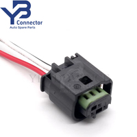 Boîtier de capteur femelle 3 broches 1-967642-1 PBT-GF10 IATF 16949 Connecteur de faisceau de câbles pour VW 4B0972883A