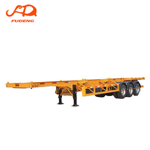 Remorque <span class=keywords><strong>squelette</strong></span> légère à cadre renforcé pour le transport de conteneurs en entrepôt logistique au Kenya et en Tanzanie – Stock disponible - Product Image 1