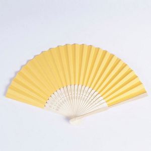 พัดไม้ไผ่พกพาขายส่ง ขนาด 33 ซม. งานฝีมือแกะสลักเพ้นท์ลาย สำหรับงานปาร์ตี้ โปรโมชั่น ดนตรี รูปแบบนางฟ้า ของตกแต่ง - Product Image 1