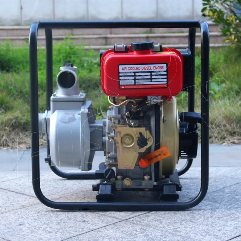 Bizon (China) Elektrische Starter Lage Prijs Diesel Waterpomp Diesel Hogedruk Waterpomp Voor Vuur