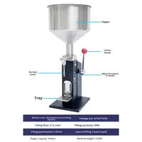 Machine de remplissage manuelle à cadran gradué améliorée A03 pour le miel, l'huile comestible, les cosmétiques avec 1 an de garantie et distribution quantitative