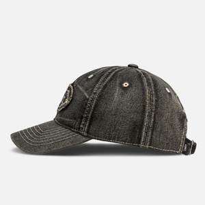 หมวกเบสบอลเดนิม 6 แผง ทรงไม่แข็ง ปักโลโก้ คุณภาพสูง แบบขายส่งตามสั่ง - Product Image 4