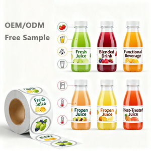 Tùy Chỉnh Thực Phẩm Không Thấm Nước Dính Vinyl Sticker Cuộn Kim Loại Bao Bì Logo Sản Phẩm In Ấn Tấm Tư Nhân Nhãn Dán - Product Image 2