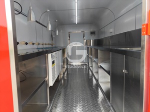 Remorque alimentaire carrée Etodevice 16 pieds, facile à déplacer, pour la vente de fast-food et de glaces - Product Image 5