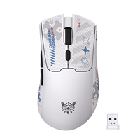 Souris de jeu en gros ONIKUMA DM01, légère, ergonomique, faible latence, haute résolution, autocollants personnalisés DIY, souris sans fil