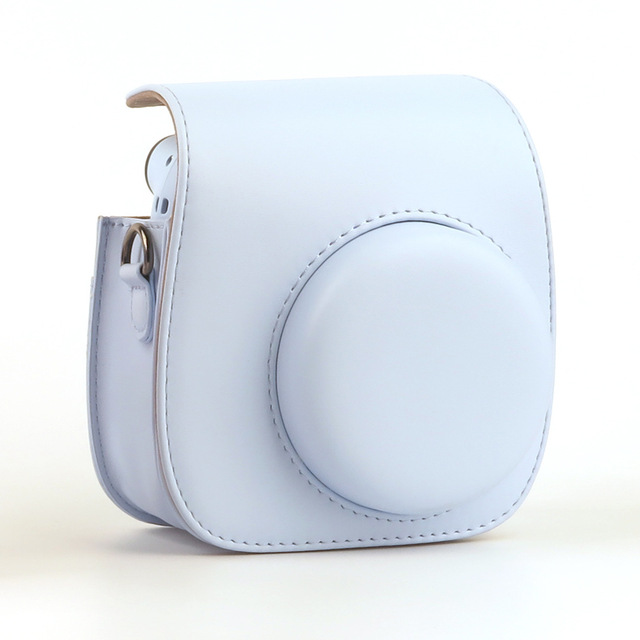 Protective Case for Fujifilm Instax Mini 12 Instant Film Camera PU Leather Bag With Adjustable Straps