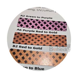 หมึกเปลี่ยนสี Bonedry A6 สีม่วงแดงเป็นสีทอง สำหรับการรับรองแบรนด์บรรจุภัณฑ์เครื่องสำอาง - Product Image 2