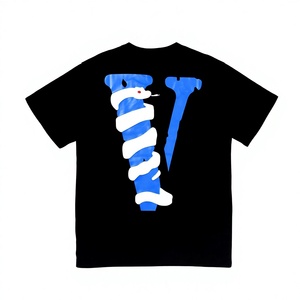 เสื้อยืดคอตตอน 100% แบบยูนิเซ็กซ์ แขนสั้น ระบายอากาศ แห้งเร็ว สกรีนโลโก้ได้ เป็นมิตรกับสิ่งแวดล้อม เสื้อยืดลำลองสไตล์สตรีทแวร์สำหรับฤดูร้อน - Product Image 3