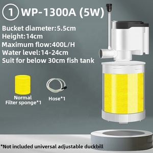 현대식 6-in-1 수족관 무소음 순환 어항 물 정화 산소 공급 펌프 필터 - Product Image 6
