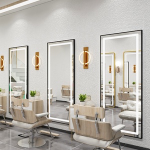 Factory Supply Large Full Length LED <strong>Rectangle</strong> <strong>Wall</strong> Mounted <strong>Mirror</strong> <strong>for</strong> Barber Shop Hair Salon Beauty Salon Furniture - Product Image 3