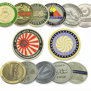 Fabricant de pièces de monnaie en gros, pièces commémoratives en métal doré 3D double face, pièces de monnaie de défi 3D personnalisées - Product Image 1