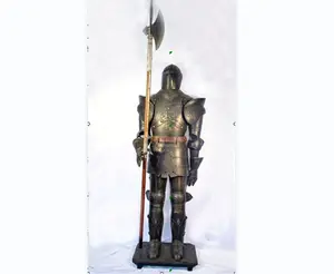 Mũ Bảo Hiểm Áo Giáp Bergonet Thời Trung Cổ-Mũ Bảo Hiểm Áo Giáp Thời Trung Cổ Có Thể Đeo & Cỡ Người Lớn Tái Tạo Đồ Cổ Bằng Nghệ Thuật Hàng Hải - Product Image 1