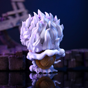 2 Color 13,5 cm <span class=keywords><strong>Mono</strong></span> de alta calidad D. Luffy Gear Fifth Sun God Nika Fighting status Resina artesanal Figura de PVC como regalo de promoción - Product Image 5