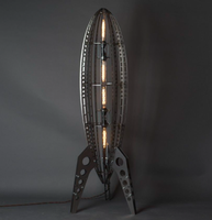 Pièce en métal découpée au laser pour lampe de moto à filament d'épingle à cheveux vintage