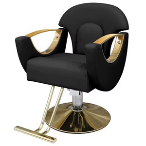 <strong>Beauty</strong> Hair <strong>Salon</strong> Furniture Spa Nail Shop Modern Swivel Stylist <strong>Pink</strong> <strong>Salon</strong> Hair Baber Chair - Product Image 5