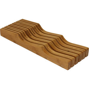 Bloque de <span class=keywords><strong>Cuchillos</strong></span> de Bambú 100% Puro Personalizado con 16 Ranuras para <span class=keywords><strong>Cuchillos</strong></span>, Organizador de <span class=keywords><strong>Cuchillos</strong></span> para Cajón - Product Image 2