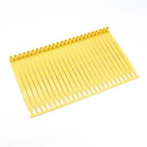 A-001 Asialockseal Segel Plastik PP+PE Warna Kustom untuk Pintu Kontainer Truk Trailer Kunci Kekuatan 270N Panjang Segel 188mm - Product Image 4