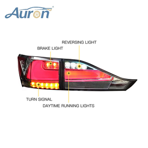 AURON Lexus CT200 2011-2016 LED Retrofit Kit-Clear/Red ABS New <b>Plug</b> & Play <b>12V</b> 36W 6000K 6000 Lumens Tail/Turn Signals - Product Image 2