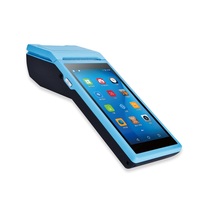 Terminal de paiement mobile portable Android 14 avec écran tactile 5,5 pouces, 4G, Bluetooth, USB et imprimante 58 mm