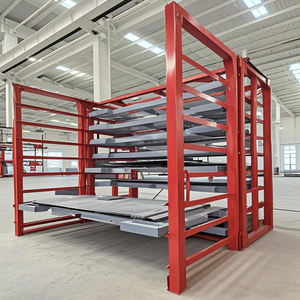 Étagères de stockage en acier de type tiroir de qualité industrielle, système d'étagères à palettes en tôle robuste - Product Image 1