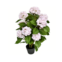 Promo Panas Bunga Hydrangea Putih Artificial Premium - OEM Daun Cetak 3D Real Touch untuk Dekorasi Pernikahan dan Rumah (Langsung dari Pabrik)
