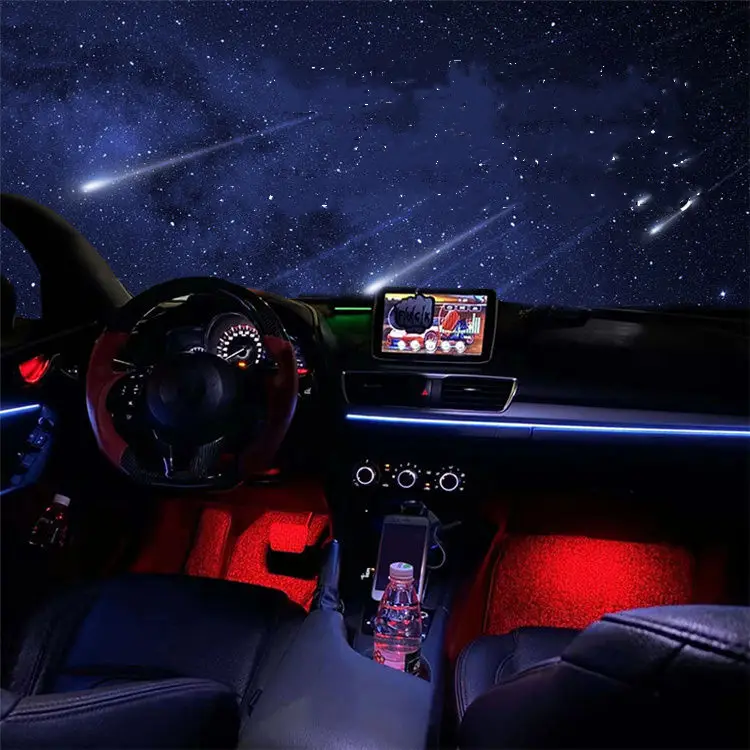 "CARDI" 64 Farben App Control Auto Innenraum Auto RGB LED Umgebungs licht für Universal
