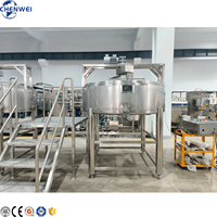 Machine automatique de fabrication de fromage mozzarella 1000l
