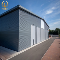 Bâtiment d'atelier en structure acier sur mesure pour usine de fabrication, entrepôt à protection contre les vents avec services de conception de portiques.