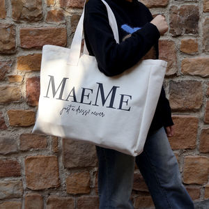 Bolsas <span class=keywords><strong>de</strong></span> lona <span class=keywords><strong>de</strong></span> algodón grandes Premium impresas con logotipo personalizado reutilizable <span class=keywords><strong>de</strong></span> calidad <span class=keywords><strong>de</strong></span> fábrica con logotipo impreso - Product Image 2