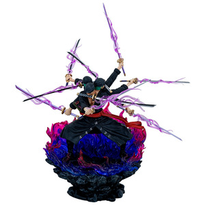Offre Spéciale 40cm <span class=keywords><strong>One</strong></span> Pie-cesZoro Figure <span class=keywords><strong>Wano</strong></span> Onigashima 9 épées Style PVC Statue Modèle Action <span class=keywords><strong>Figurine</strong></span> Collection Décor Jouet Cadeau - Product Image 3