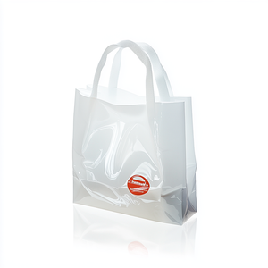 Plastic Carry Design Handle Garment Retail Packing Colorful <b>Polythene</b> Reusable Customized Takeaway Food <b>Bag</b> Fashion Shopping <b>Bag</b> - Product Image 1