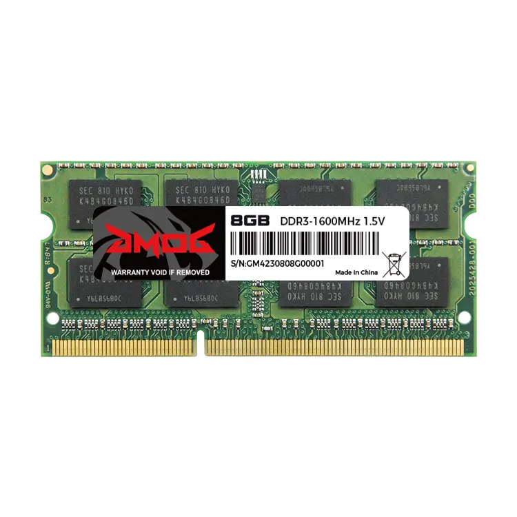 RAM DDR3 2GB 4GB 8GB máy tính xách tay 1333MHz 1866MHz 1600MHz DDR3L Bộ nhớ modul SODIMM RAM 1.5V/1.35V DDR 3 RAM