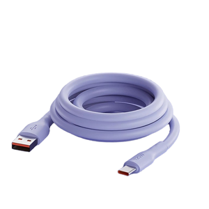 Câble Type C 6A à charge rapide, en nylon tressé épais, pour téléphones mobiles Huawei Glory 60 Xiaomi Android - Product Image 1