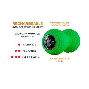 Rodillo vibrador para masaje de pies, Bola de masaje de cacahuete con vibración, venta al por mayor - Product Image 3