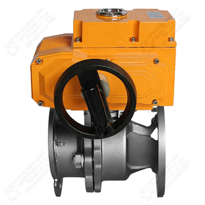 Válvula de bola eléctrica motorizada COVNA de acero inoxidable 304 de dos vías para sistema de riego por goteo con ventana de 90 días y control manual del agua - Product Image 3