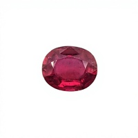 Saphir naturel ovale 1-3 carats traité thermiquement, rubis en vrac à prix d'usine avec jeu de couleurs/effet de feu, pierres précieuses Mehrajuddin pour la fabrication de bijoux