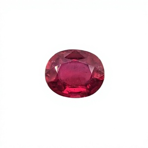 Rubis naturel ovale taillé, 1 à 3 carats, traité thermiquement, prix usine, rubis rouge en vrac pour la création de bijoux - Product Image 2