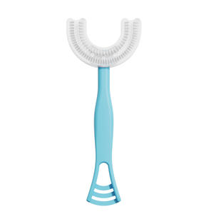 Escova dental infantil u-forma bebê escova dente <span class=keywords><strong>silicone</strong></span> crianças u escova dental moldada - Product Image 6
