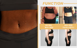 HEXIN en stock Corset coupe-taille pour femmes avec contrôle <span class=keywords><strong>de</strong></span> la graisse du ventre Split Plus Size Latex Waist Trainer Shaper - Product Image 6