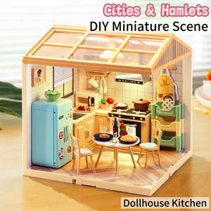 <span class=keywords><strong>Kit</strong></span> de <span class=keywords><strong>maison</strong></span> de poupée miniature DIY, ensemble de construction de scènes miniatures à 6 étages, assemblage artisanal, <span class=keywords><strong>maison</strong></span> miniature, jouets éducatifs pour enfants - Product Image 3