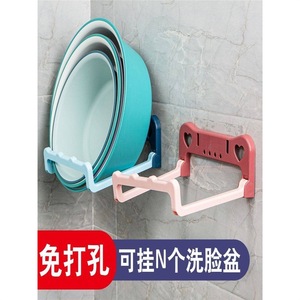 Étagère murale pliable pour lavabo avec drainage, pour salle de bain, toilettes, douche, rangement, forme rectangulaire, design durable - Product Image 3