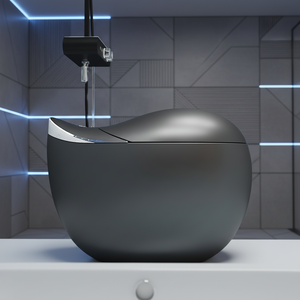 Nouvelle toilette intelligente entièrement automatique, WC commercial intelligent à nettoyage automatique pour la conception intérieure de nouveaux condos - Product Image 4