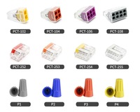 Mini bornier électrique à connexion rapide en laiton étamé, certifié 600V 20A, pour raccordement de fils et connecteurs DIY LED
