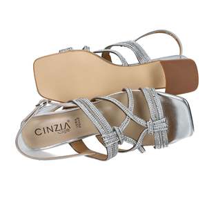 Sandalo con Tacco Cinzia Soft da Donna CN2022 Argento - Product Image 6