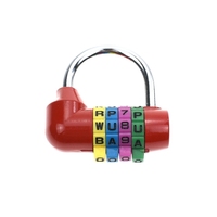 YH8435 Grand cadenas mécanique à combinaison à 4 chiffres pour extérieur, idéal pour casier de gym et bagages