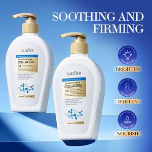 SADOER <span class=keywords><strong>Precio</strong></span> al por Mayor, Loción <span class=keywords><strong>Corporal</strong></span> con Triple Colágeno, <span class=keywords><strong>Crema</strong></span> Blanqueadora de la <span class=keywords><strong>Mejor</strong></span> <span class=keywords><strong>Calidad</strong></span>, Niacinamida, Loción <span class=keywords><strong>Corporal</strong></span> Humectante y Calmante para Piel Seca - Product Image 2