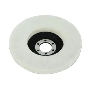 Wool Felt Polishing Wheel Disc for Angle Grinder, Very-Fine Flat Buffing Wheel Max 12000 RPM