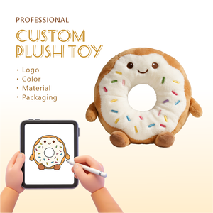 Juguetes de Peluche de Algodón PP Personalizados - Material Suave de Alta Calidad con Forma de Donut, Agradable al Tacto, Ideal para Fiestas - Product Image 1